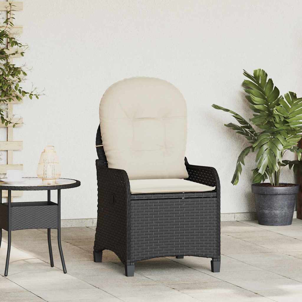 Reclining armchair Beige 56 x 66 x 95 cm synthetic rattan