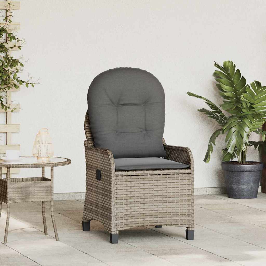 Reclining armchair Beige 56 x 66 x 95 cm synthetic rattan
