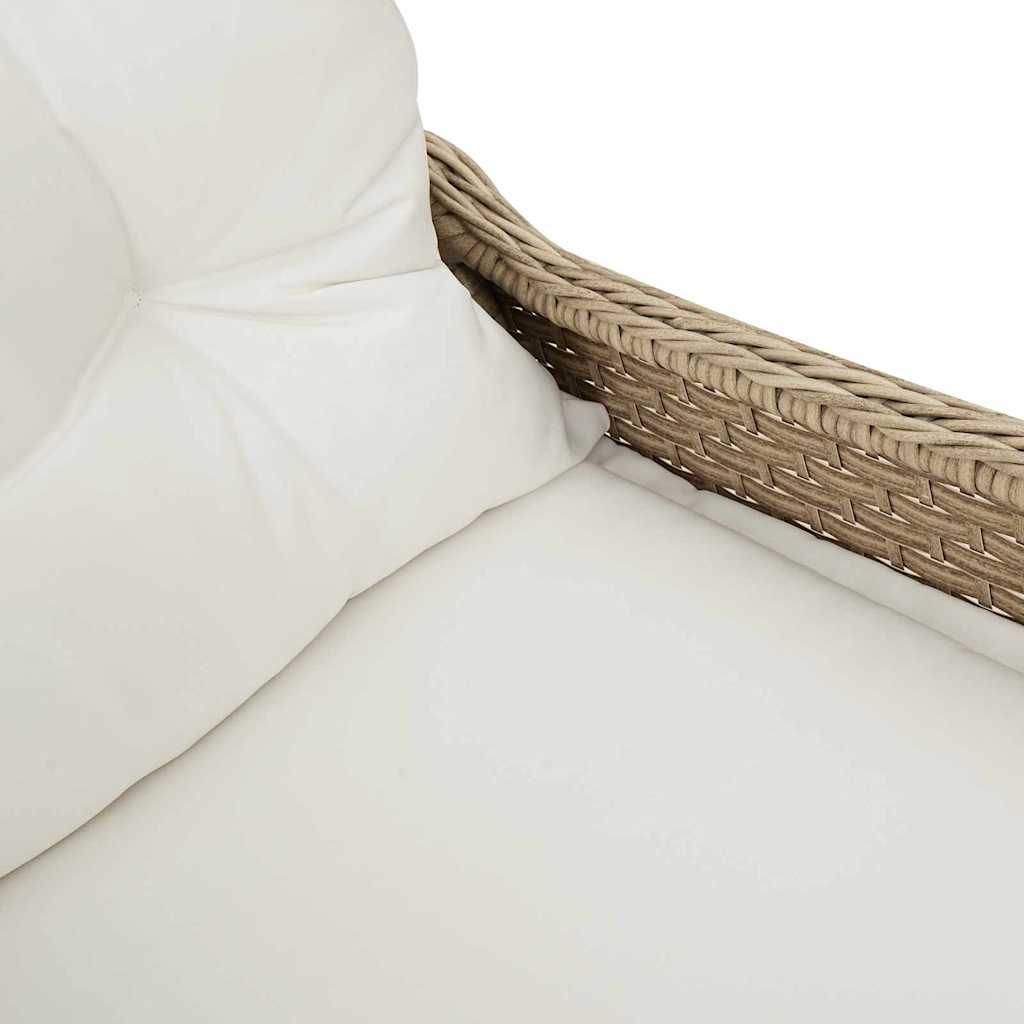 Sillón reclinable Beige 56 x 66 x 95 cm ratán sintético