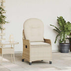 Sillón reclinable Beige 56 x 66 x 95 cm ratán sintético