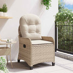 Sillón reclinable Beige 56 x 66 x 95 cm ratán sintético