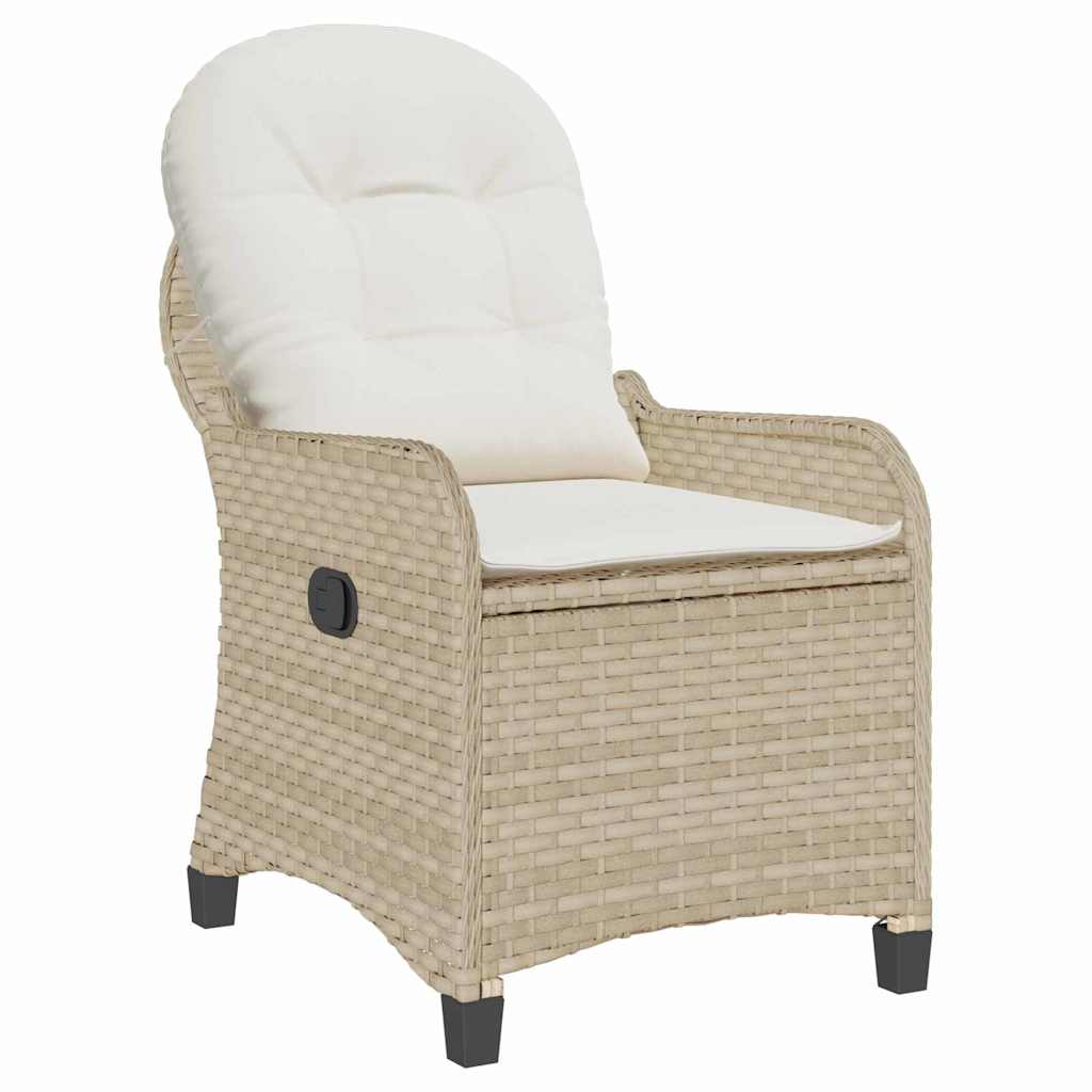 Sillón reclinable Beige 56 x 66 x 95 cm ratán sintético