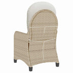 Sillón reclinable Beige 56 x 66 x 95 cm ratán sintético