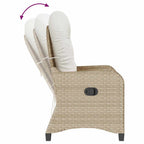 Sillón reclinable Beige 56 x 66 x 95 cm ratán sintético