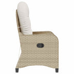 Sillón reclinable Beige 56 x 66 x 95 cm ratán sintético