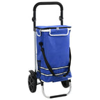 Carro de compras Azul 36,5 x 46,5 x 100,5 cm Tela Oxford
