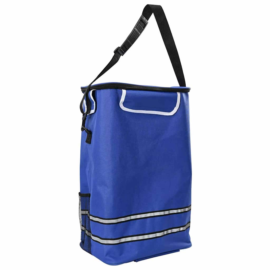 Carro de compras Azul 36,5 x 46,5 x 100,5 cm Tela Oxford