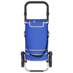 Carro de compras Azul 36,5 x 46,5 x 100,5 cm Tela Oxford