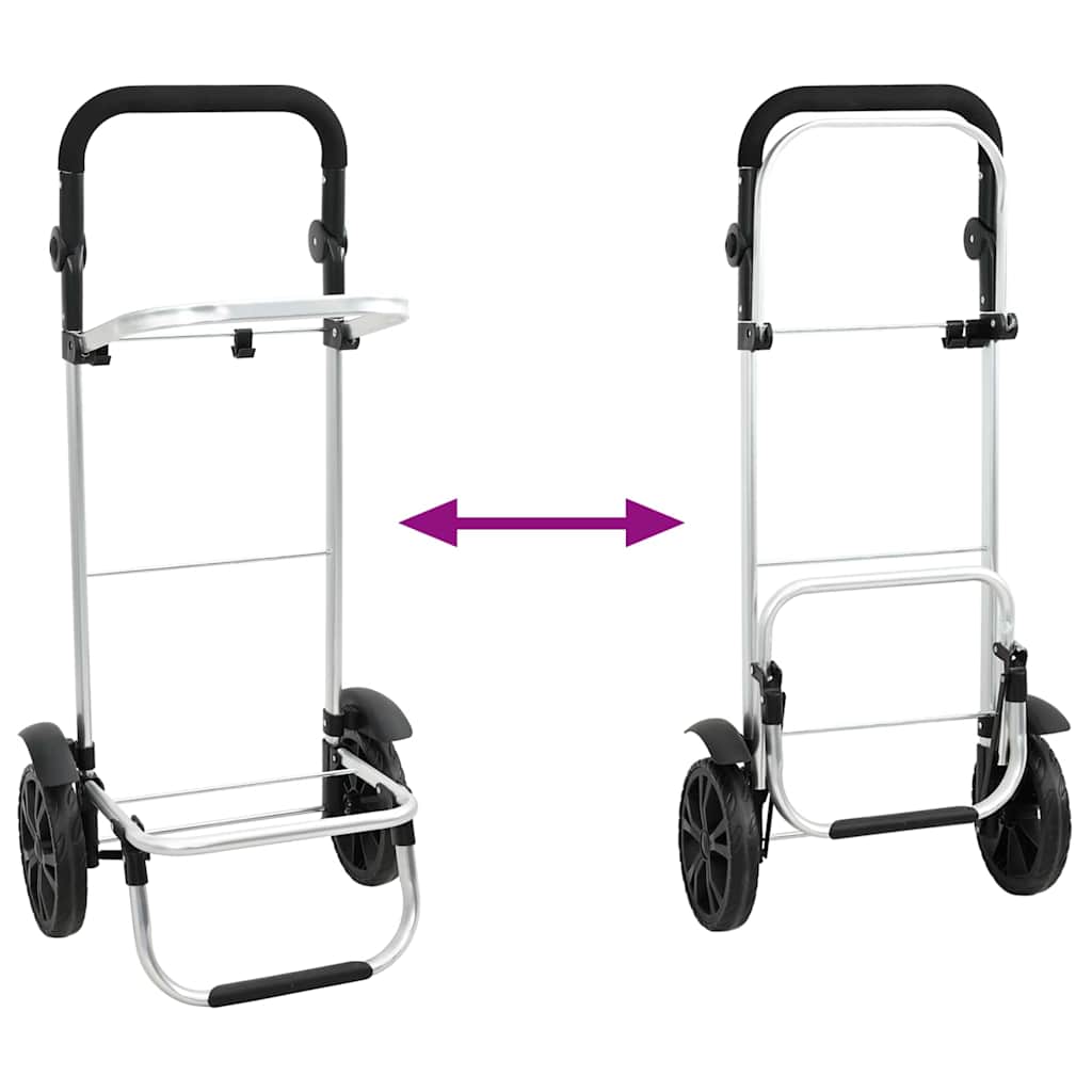 Carro de compras Azul 36,5 x 46,5 x 100,5 cm Tela Oxford