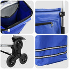 Carro de compras Azul 47 x 39 x 100,5 cm Tela Oxford