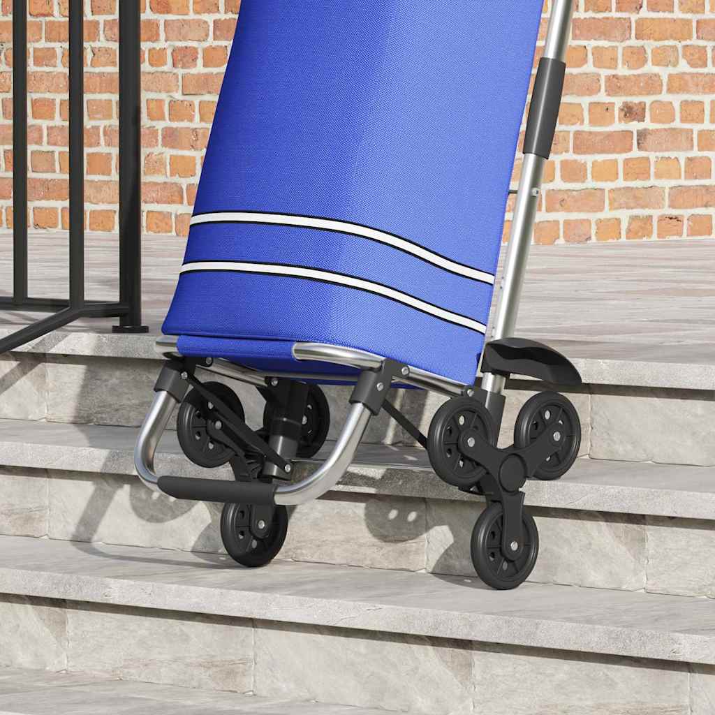 Carro de compras Azul 47 x 39 x 100,5 cm Tela Oxford