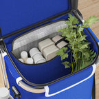 Carro de compras Azul 47 x 39 x 100,5 cm Tela Oxford