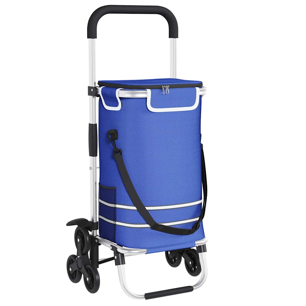 Carro de compras Azul 47 x 39 x 100,5 cm Tela Oxford