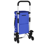 Carro de compras Azul 47 x 39 x 100,5 cm Tela Oxford