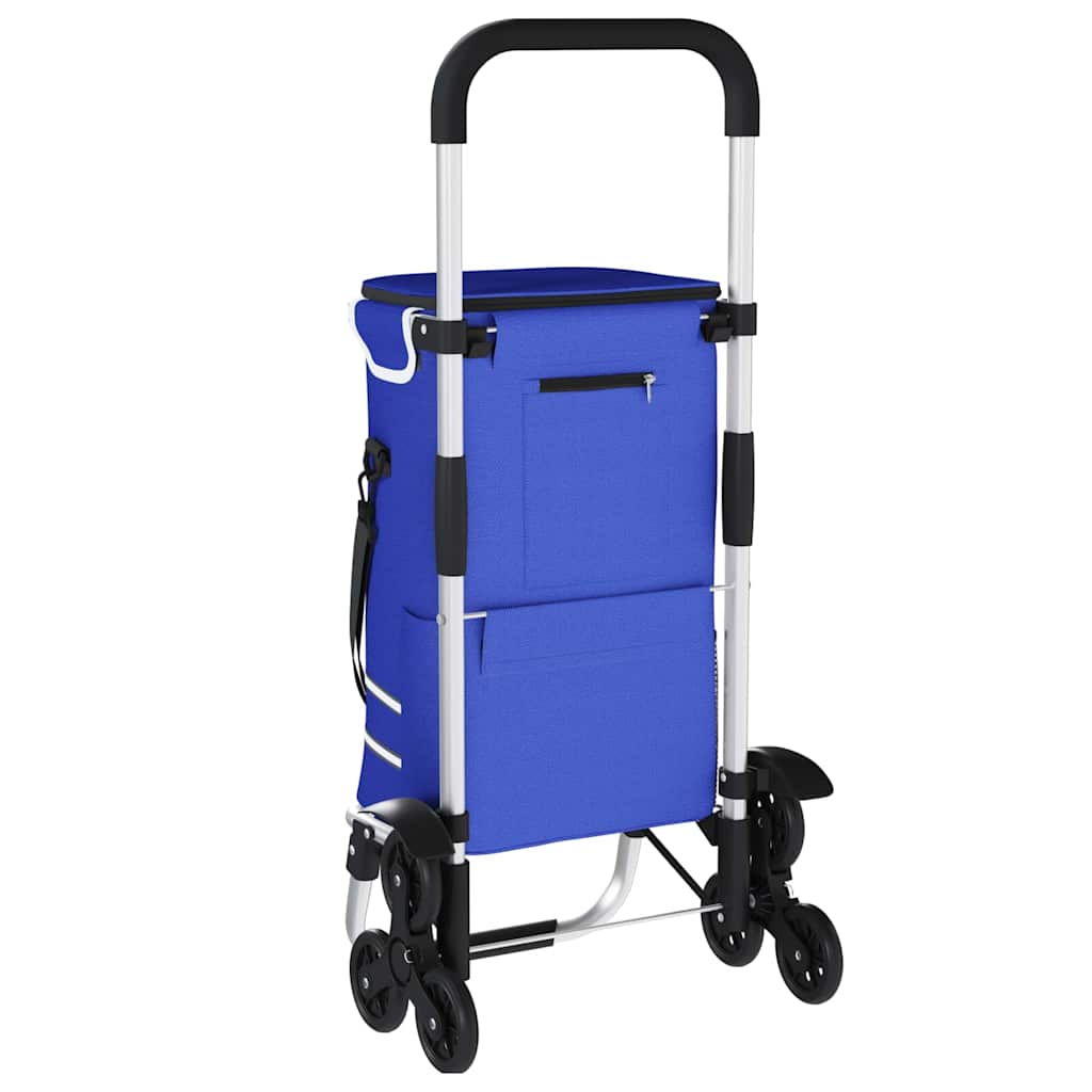 Carro de compras Azul 47 x 39 x 100,5 cm Tela Oxford