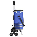 Carro de compras Azul 47 x 39 x 100,5 cm Tela Oxford