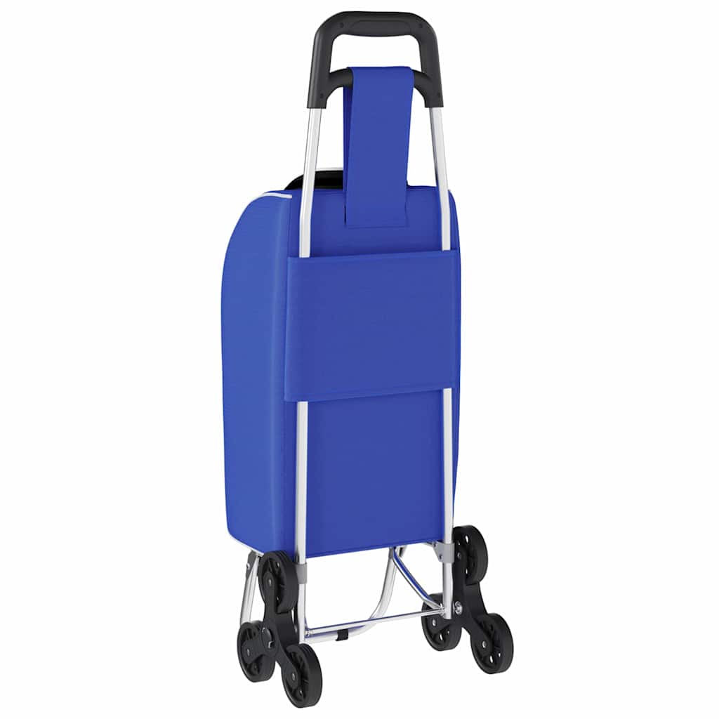 Carro de compras Azul 39.5 x 33 x 93 cm Tela Oxford
