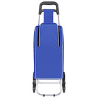Carro de compras Azul 39.5 x 33 x 93 cm Tela Oxford