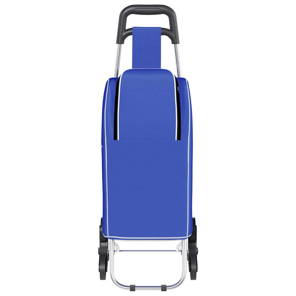 Carro de compras Azul 39.5 x 33 x 93 cm Tela Oxford