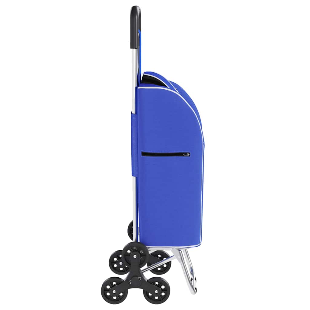 Carro de compras Azul 39.5 x 33 x 93 cm Tela Oxford
