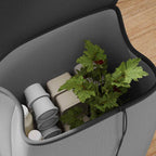 Carro de compras Gris 35 x 28 x 92 cm Tela Oxford