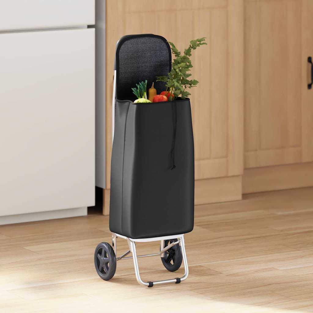 Carro de compras Gris 35 x 28 x 92 cm Tela Oxford