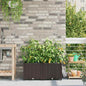 Macetero de Jardín 2 pcs 80 x 40 x 126 cm Plástico