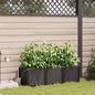 Macetero de Jardín 2 pcs 80 x 40 x 126 cm Plástico