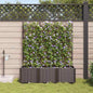 Macetero de Jardín 2 pcs 80 x 40 x 126 cm Plástico
