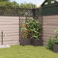 Macetero de Jardín 2 pcs 80 x 40 x 126 cm Plástico