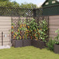 Garden Planter 2 pcs 80 x 40 x 126 cm Plastic