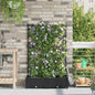 Macetero de Jardín 2 pcs 80 x 40 x 126 cm Plástico