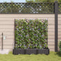 Macetero de Jardín 2 pcs 80 x 40 x 126 cm Plástico