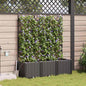 Macetero de Jardín 2 pcs 80 x 40 x 126 cm Plástico