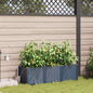 Macetero de Jardín 2 pcs 80 x 40 x 126 cm Plástico