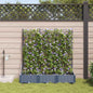 Macetero de Jardín 2 pcs 80 x 40 x 126 cm Plástico