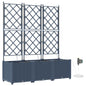 Macetero de Jardín 2 pcs 80 x 40 x 126 cm Plástico