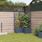 Macetero de Jardín 2 pcs 80 x 40 x 126 cm Plástico