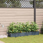 Macetero de Jardín 2 pcs 80 x 40 x 126 cm Plástico