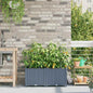 Macetero de Jardín 2 pcs 80 x 40 x 126 cm Plástico