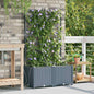 Macetero de Jardín 2 pcs 80 x 40 x 126 cm Plástico