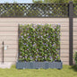 Macetero de Jardín 2 pcs 80 x 40 x 126 cm Plástico