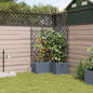 Macetero de Jardín 2 pcs 80 x 40 x 126 cm Plástico