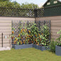 Garden Planter 2 pcs 80 x 40 x 126 cm Plastic