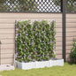 Vaso de Jardim 2 unidades Cinzento 80 x 40 x 125,5 cm Plástico