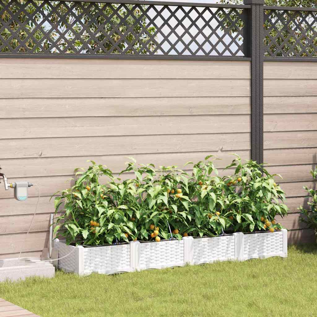 Macetero de Jardín 2 pcs 80 x 40 x 126 cm Plástico