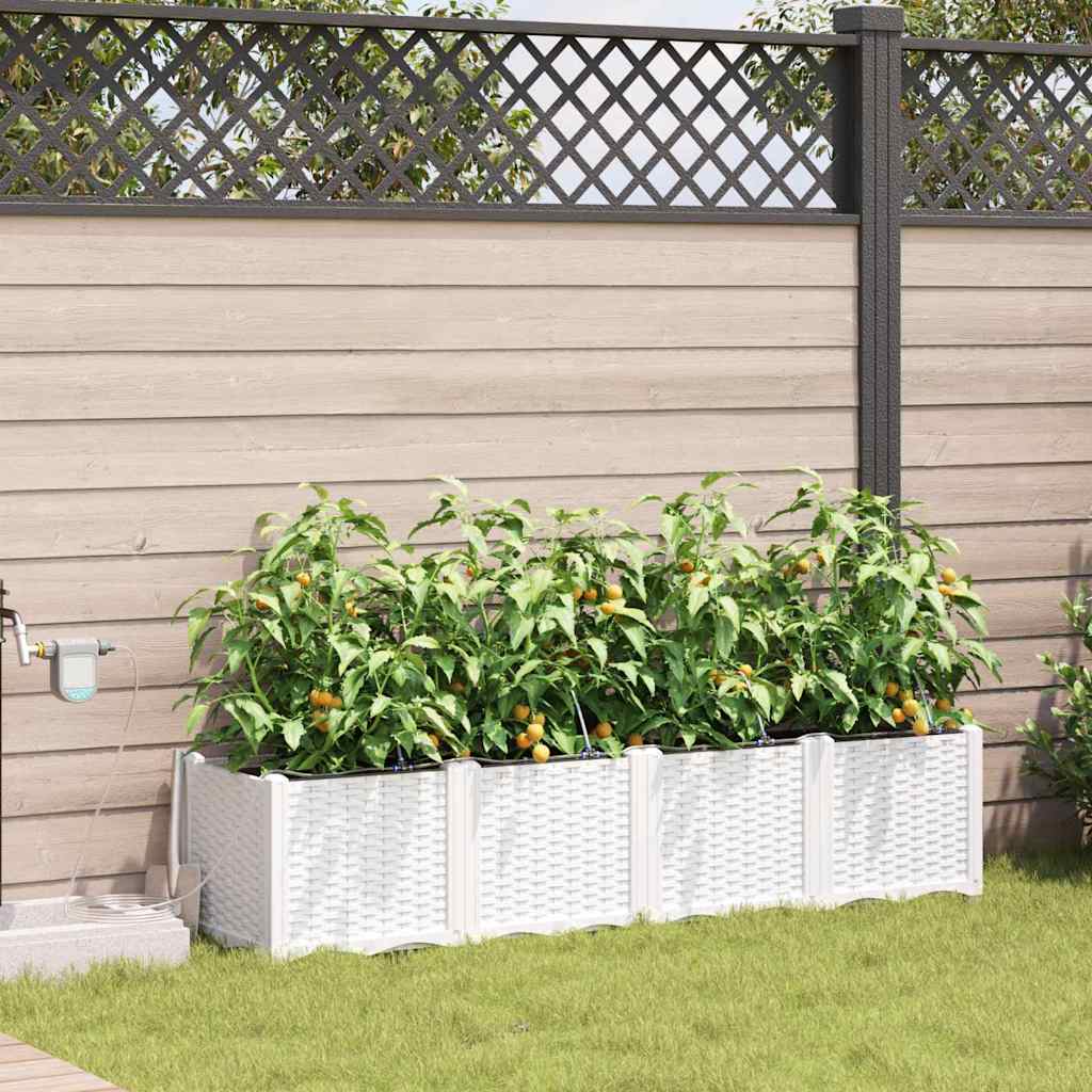 Macetero de Jardín 2 pcs 80 x 40 x 126 cm Plástico