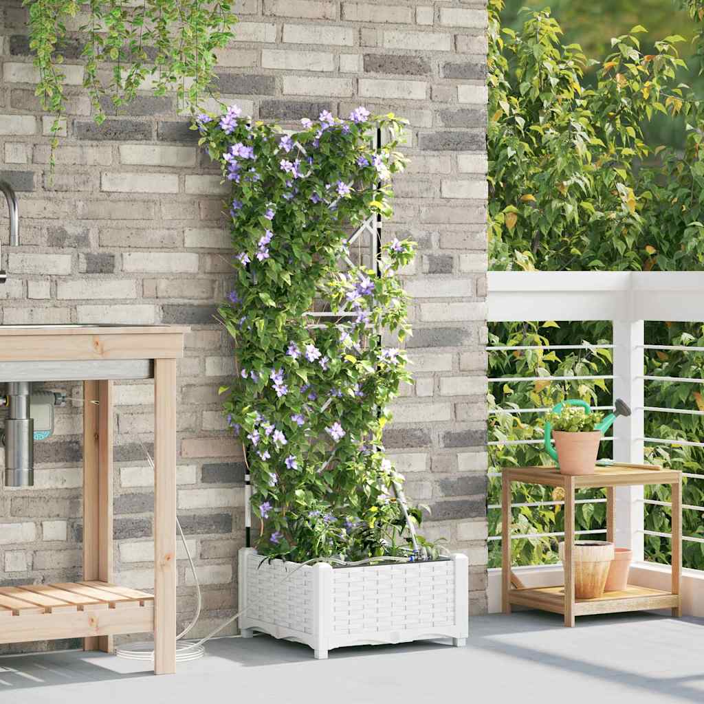 Macetero de Jardín 2 pcs 80 x 40 x 126 cm Plástico