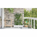 Macetero de Jardín 2 pcs 80 x 40 x 126 cm Plástico