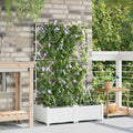 Macetero de Jardín 2 pcs 80 x 40 x 126 cm Plástico